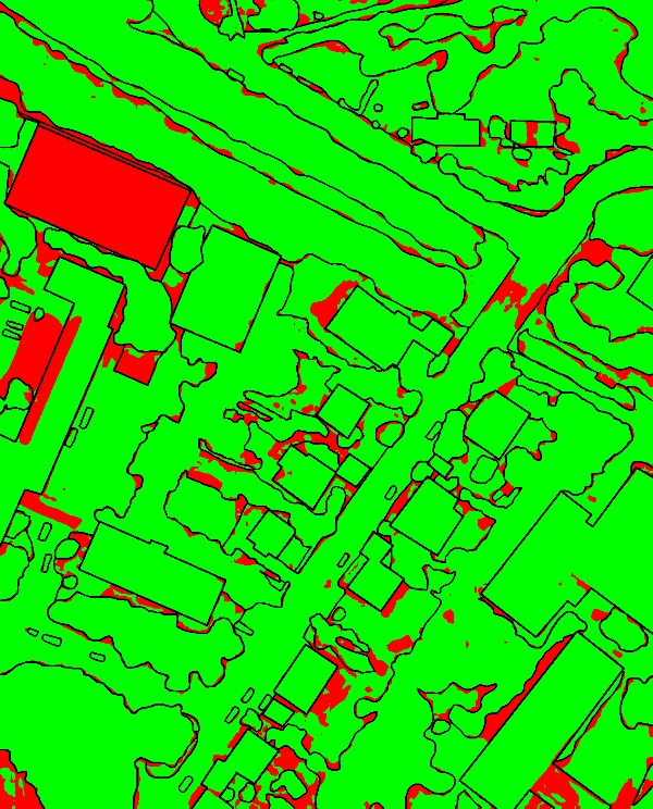 red/green image
