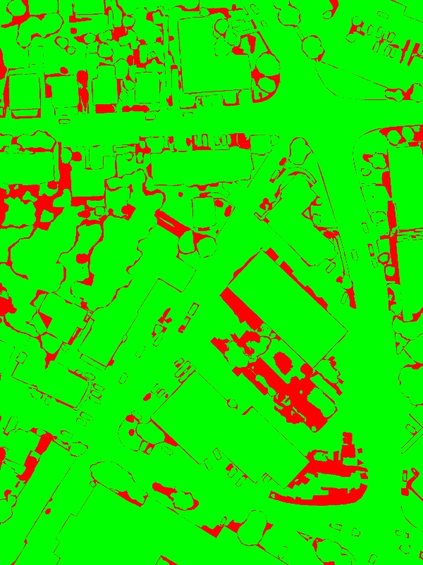 red/green image