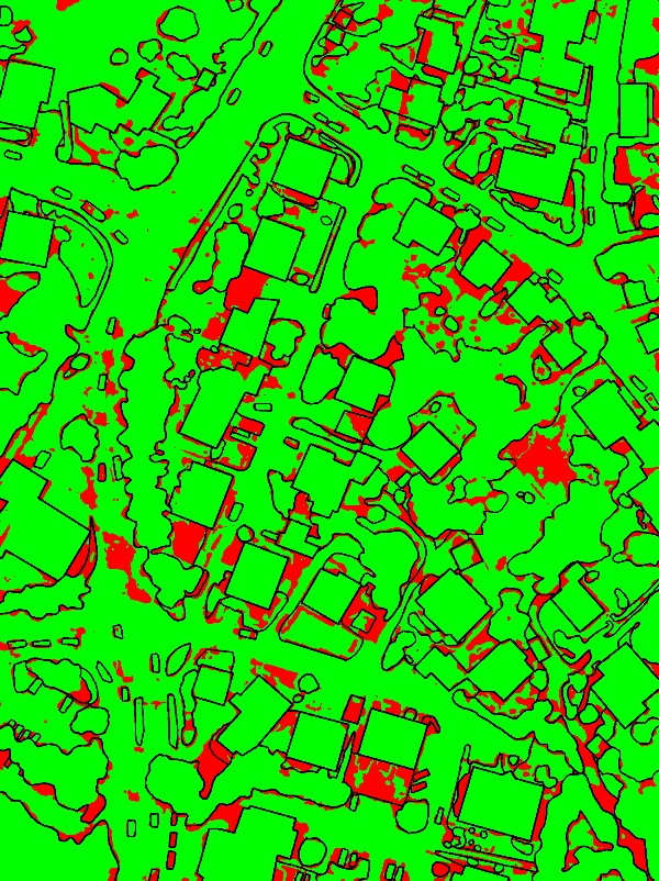 red/green image