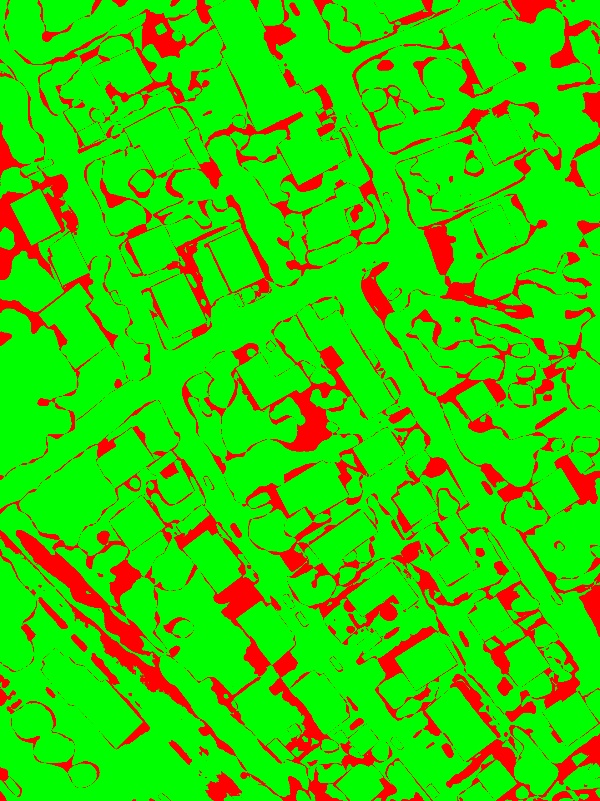 red/green image