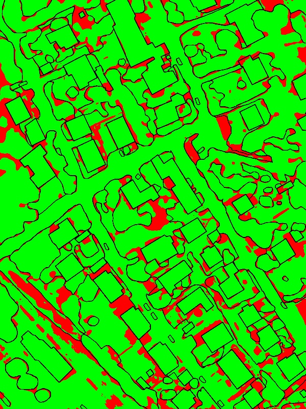 red/green image