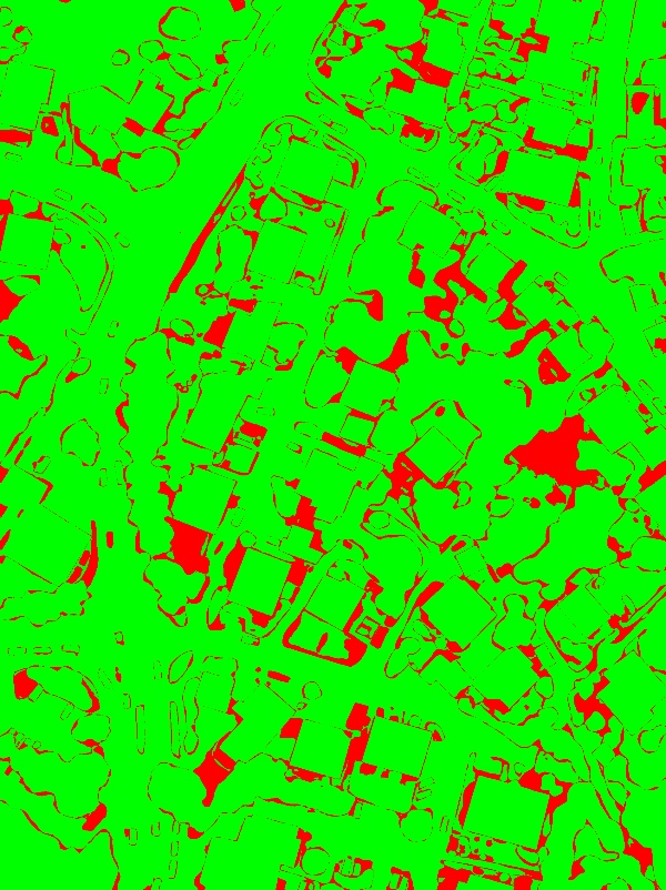 red/green image