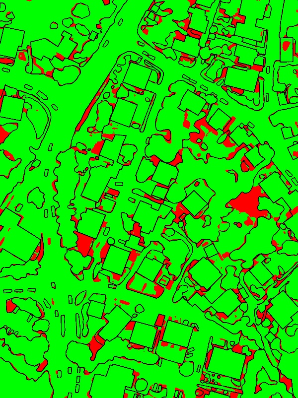 red/green image