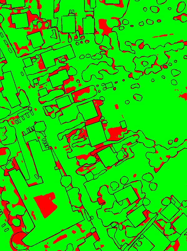 red/green image