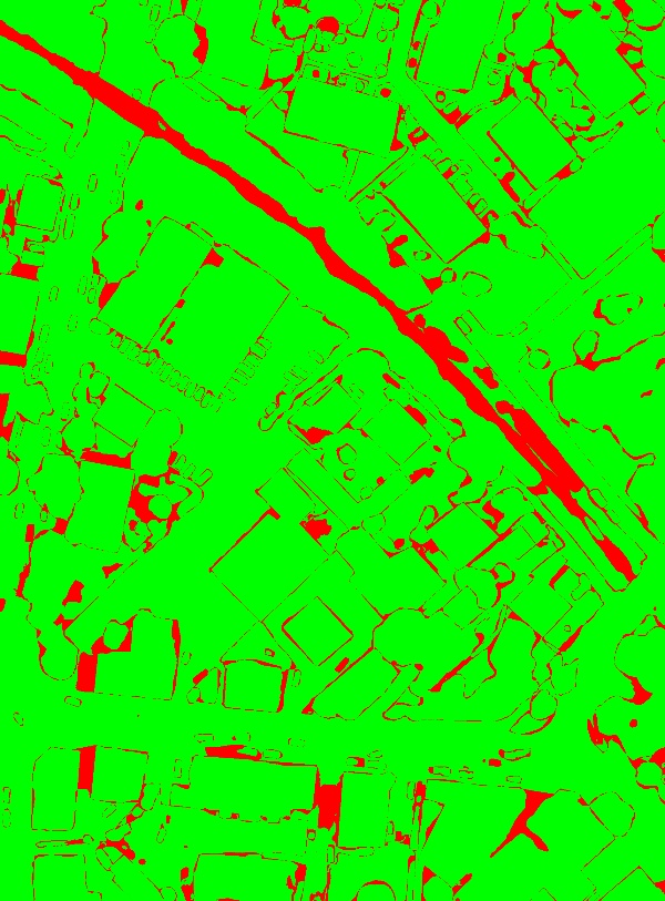 red/green image