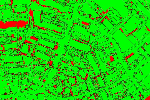 red/green image