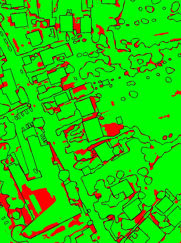 red/green image