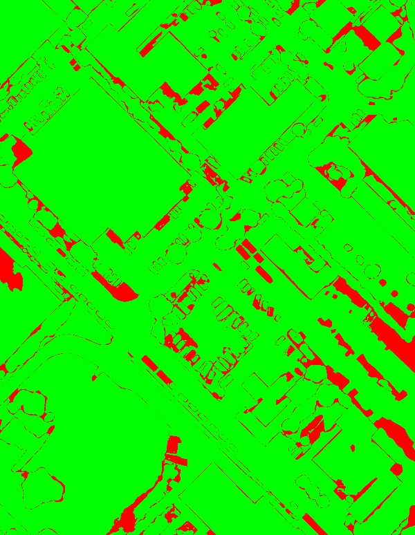 red/green image