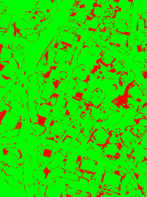 red/green image