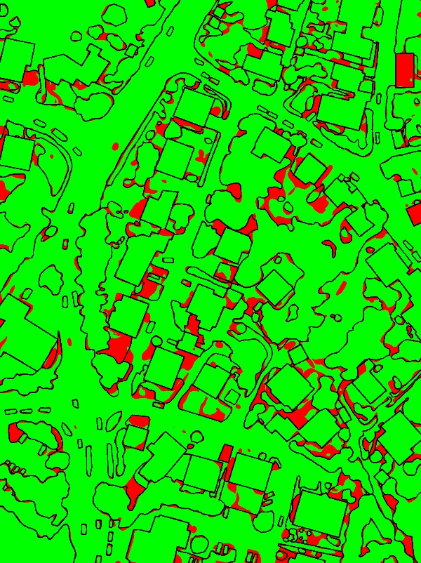 red/green image