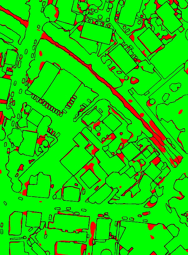 red/green image
